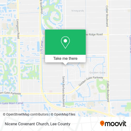 Nicene Covenant Church map