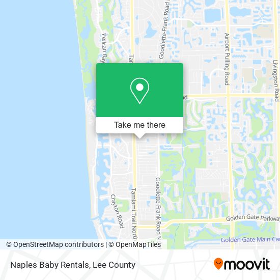 Mapa de Naples Baby Rentals