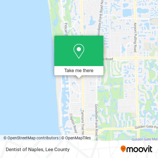 Dentist of Naples map