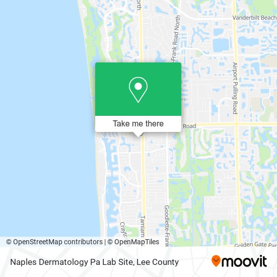 Mapa de Naples Dermatology Pa Lab Site