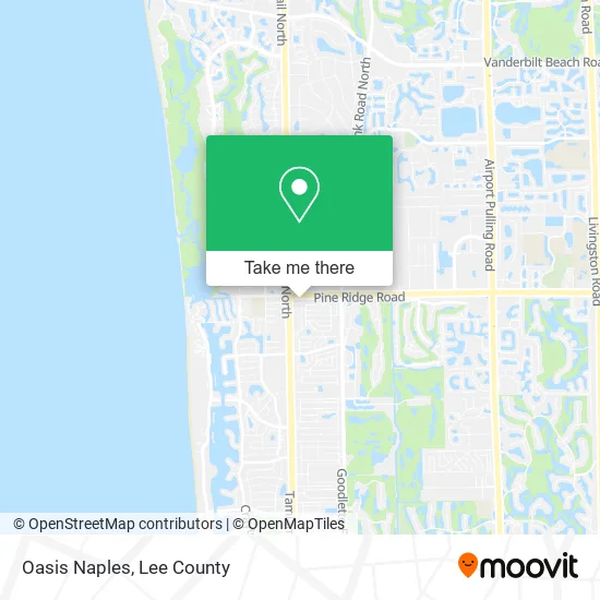 Oasis Naples map