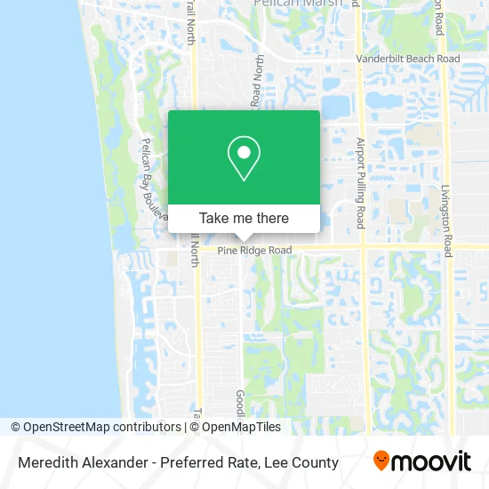 Meredith Alexander - Preferred Rate map