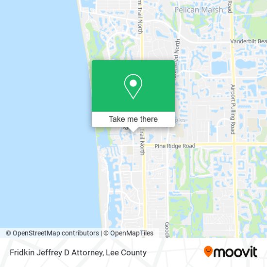 Fridkin Jeffrey D Attorney map