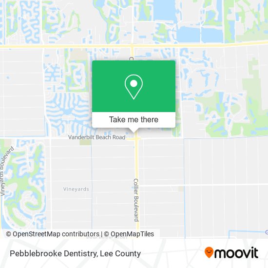 Pebblebrooke Dentistry map