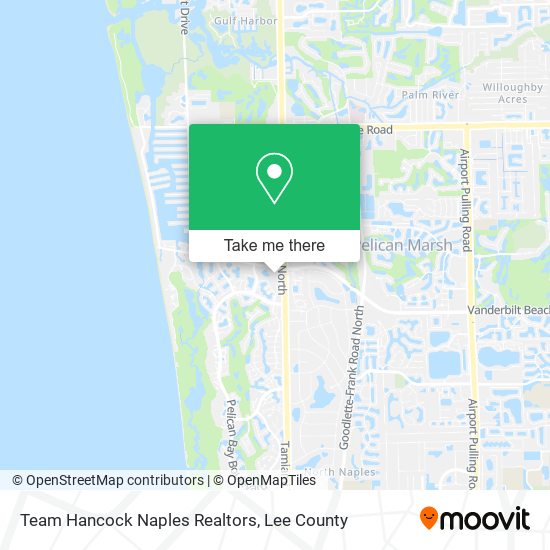 Mapa de Team Hancock Naples Realtors