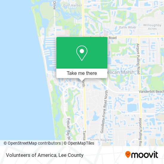 Mapa de Volunteers of America