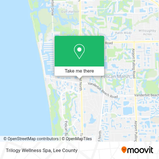 Trilogy Wellness Spa map