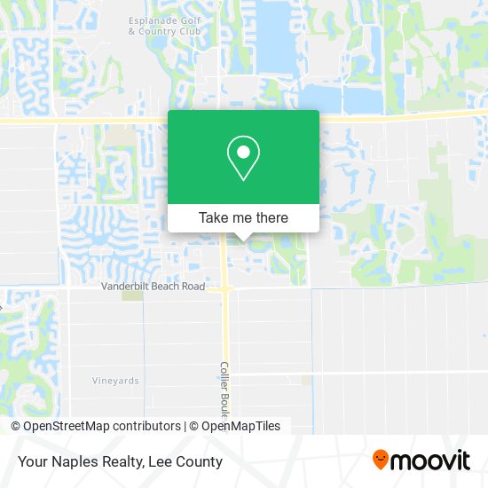 Your Naples Realty map