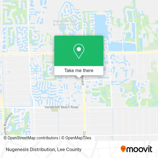Nugenesis Distribution map