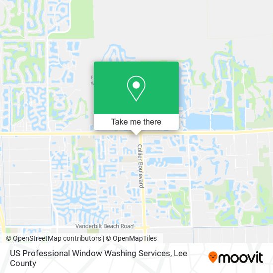 US Professional Window Washing Services map