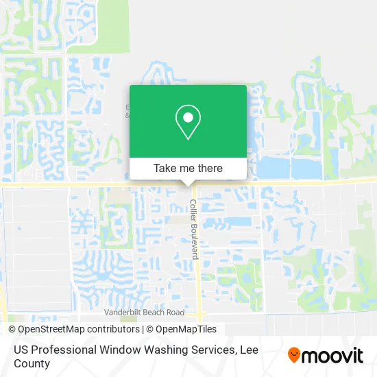 US Professional Window Washing Services map