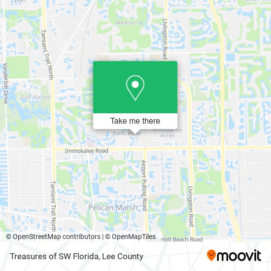 Treasures of SW Florida map