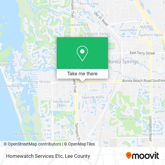 Mapa de Homewatch Services Etc