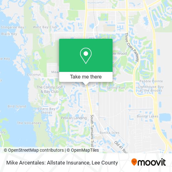 Mike Arcentales: Allstate Insurance map