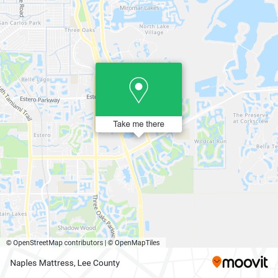 Naples Mattress map