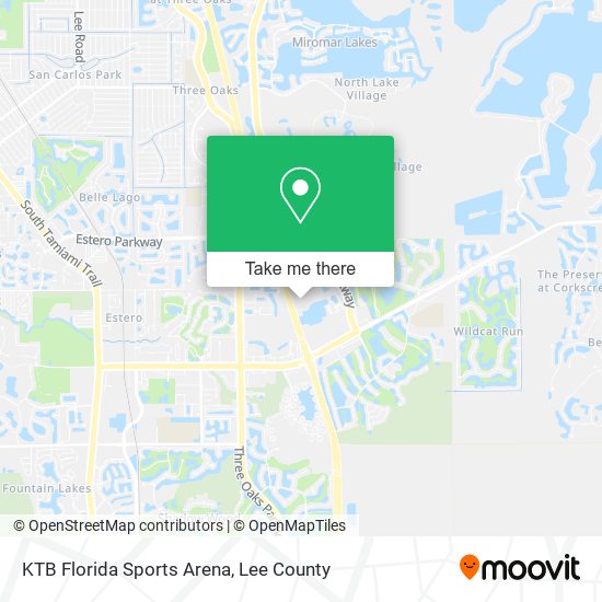 Mapa de KTB Florida Sports Arena