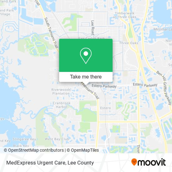 MedExpress Urgent Care map