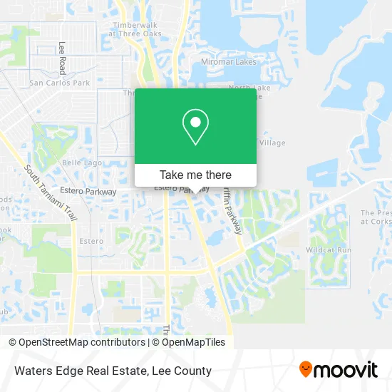 Waters Edge Real Estate map