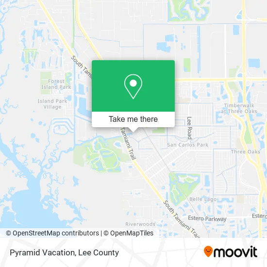 Pyramid Vacation map