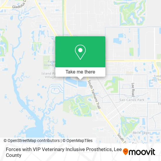 Forces with VIP Veterinary Inclusive Prosthetics map