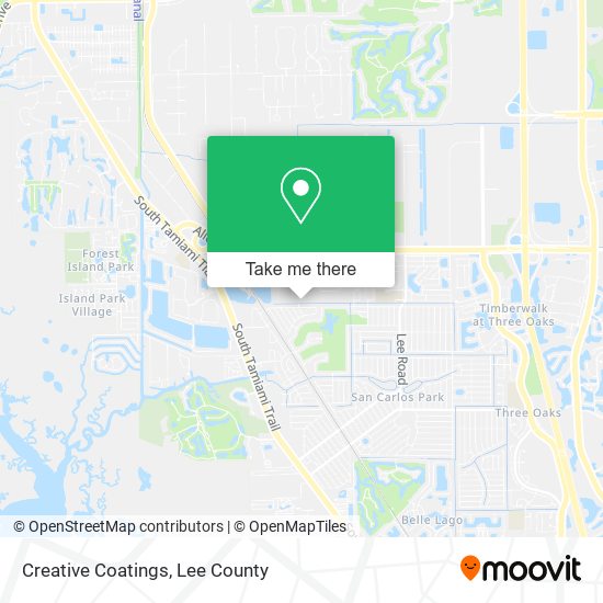 Mapa de Creative Coatings