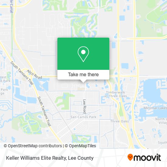 Keller Williams Elite Realty map