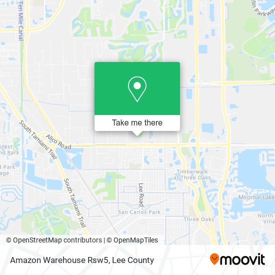 Mapa de Amazon Warehouse Rsw5