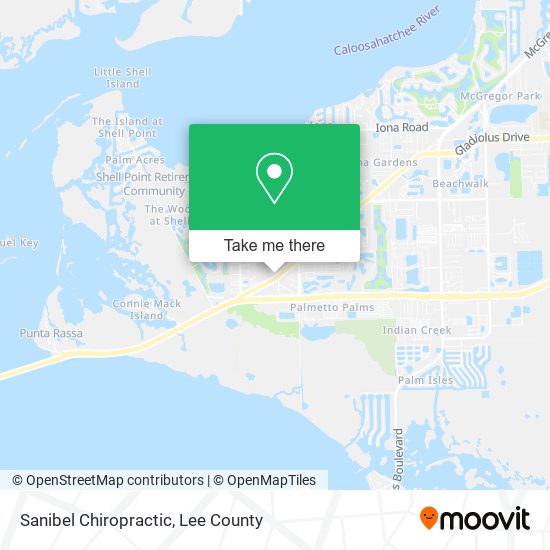 Sanibel Chiropractic map