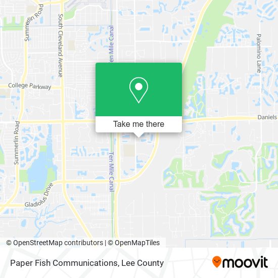 Paper Fish Communications map