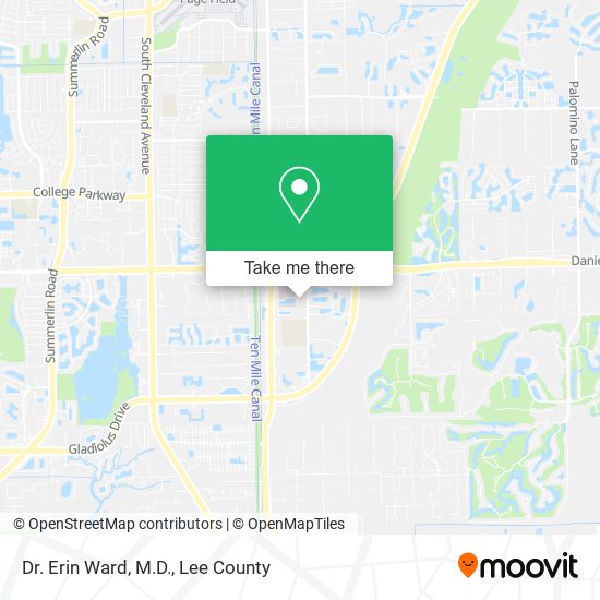 Dr. Erin Ward, M.D. map