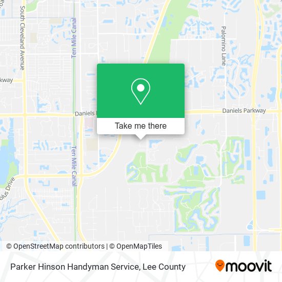 Parker Hinson Handyman Service map