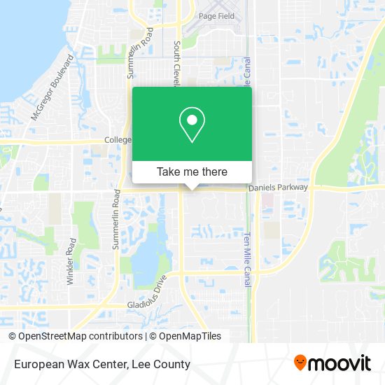 Mapa de European Wax Center