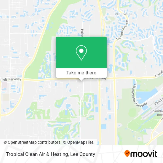 Tropical Clean Air & Heating map