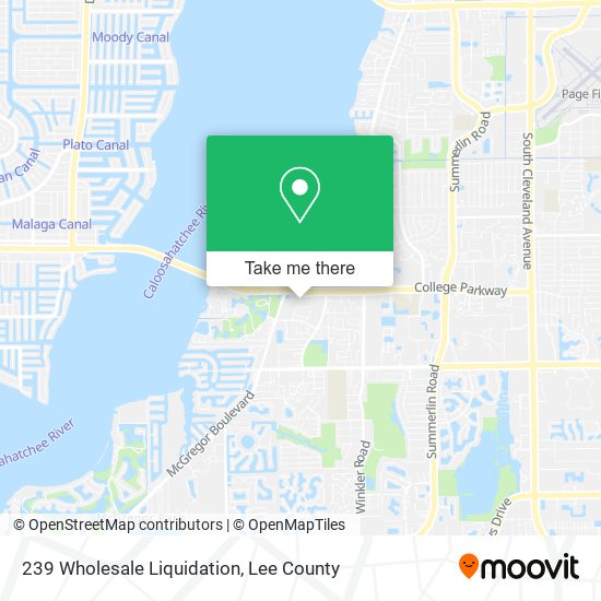 239 Wholesale Liquidation map