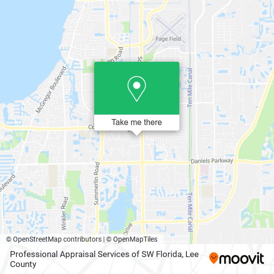 Professional Appraisal Services of SW Florida map