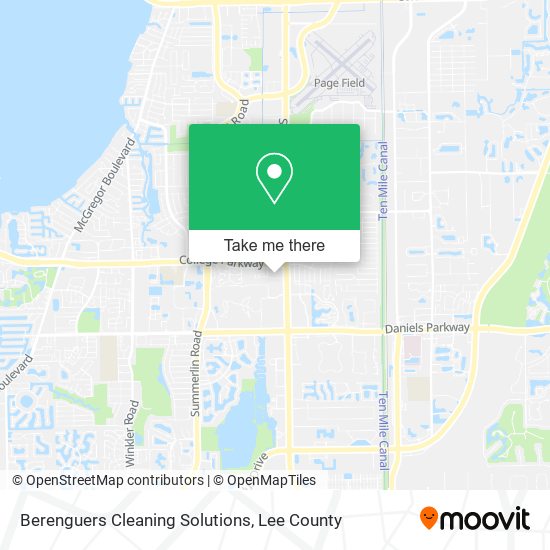 Berenguers Cleaning Solutions map