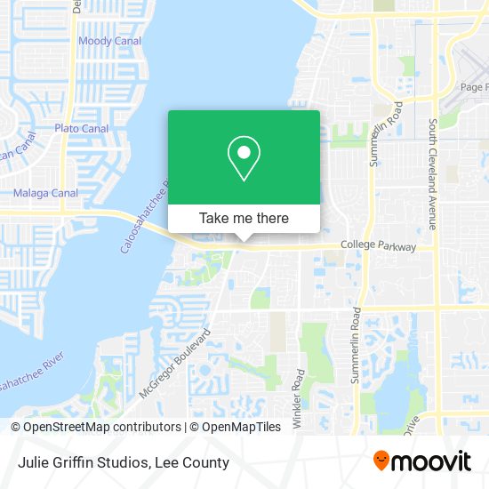 Julie Griffin Studios map