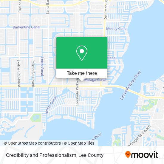 Mapa de Credibility and Professionalism