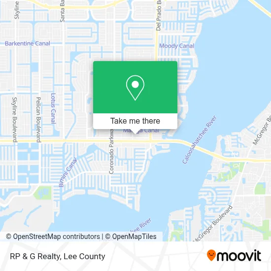 RP & G Realty map