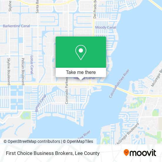 First Choice Business Brokers map