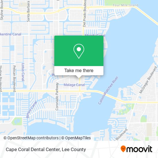 Mapa de Cape Coral Dental Center