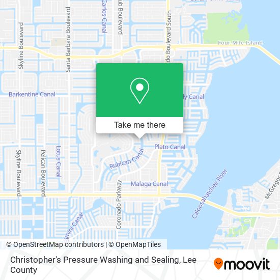 Mapa de Christopher's Pressure Washing and Sealing