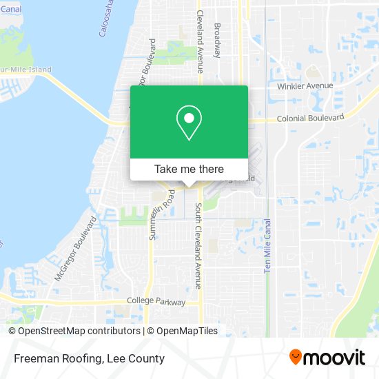 Freeman Roofing map