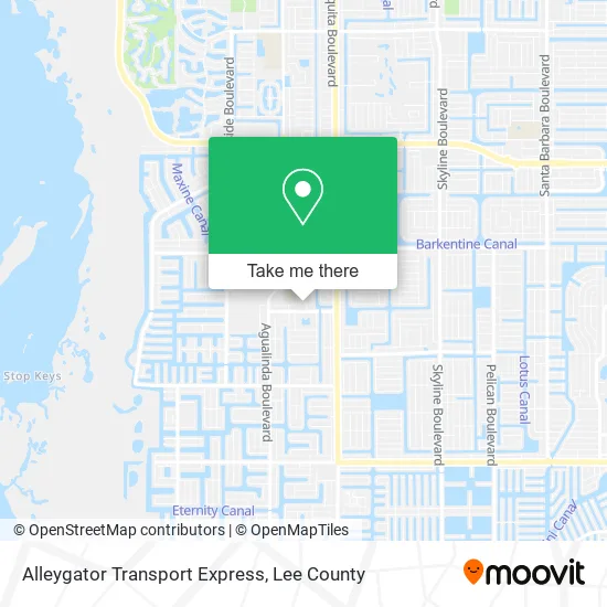 Mapa de Alleygator Transport Express
