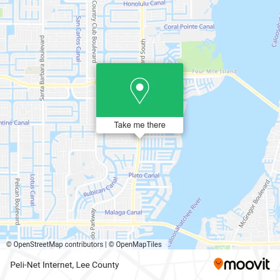 Peli-Net Internet map
