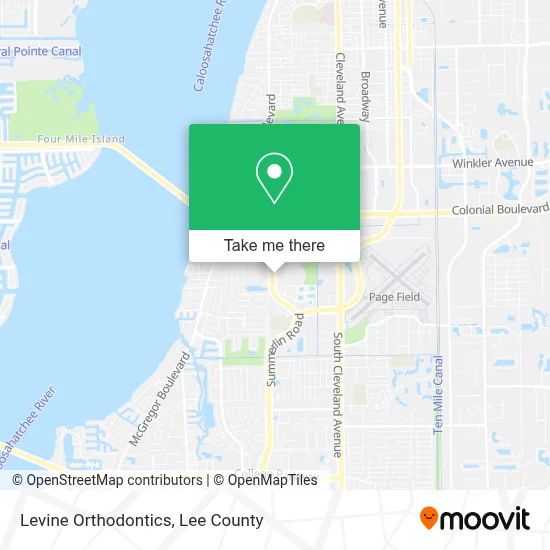 Levine Orthodontics map