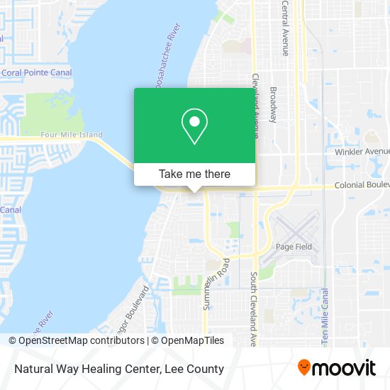 Natural Way Healing Center map