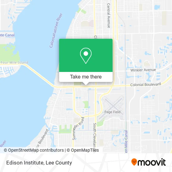 Edison Institute map