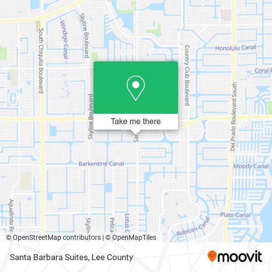 Santa Barbara Suites map