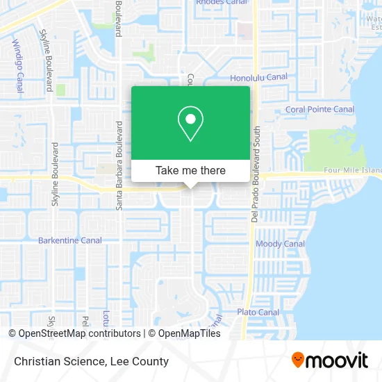 Christian Science map